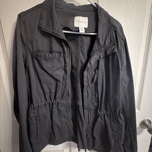 Daily Ritual Blue/Gray Utility Jacket
